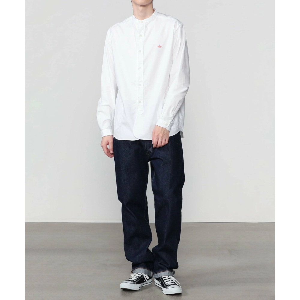 단톤 옥스포드 클래식 긴팔 밴드 컬러 셔츠 남성 DT-B0280SOX - 상세 이미지 2