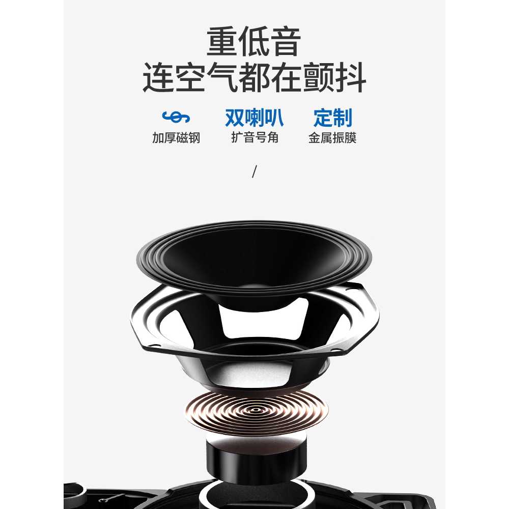 이동식스피커 블루투스앰프 충전식 휴대용 야외용 15인치 +32G USB (블루투스 지원) - 상세 이미지 5