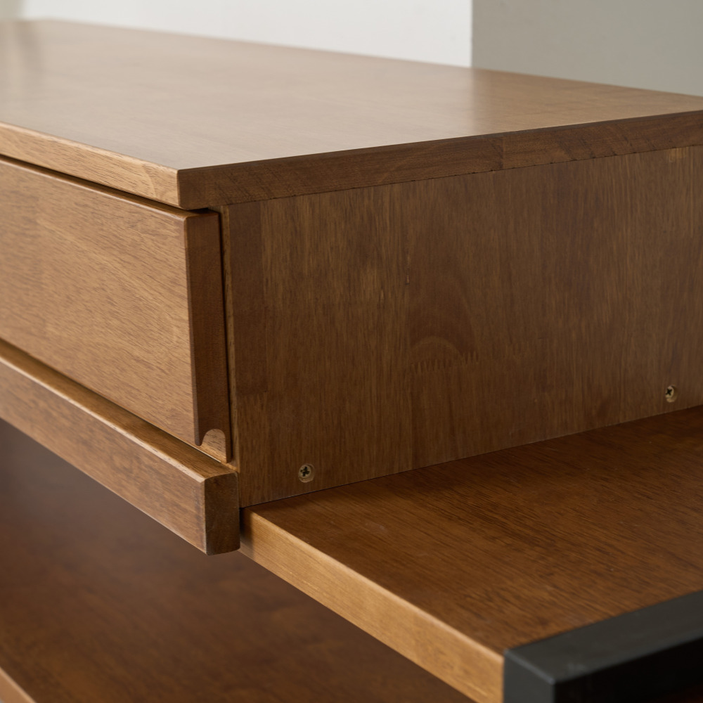 브휘트 2400 원목 높은 안방 티비장 거실장 tv다이 서랍장