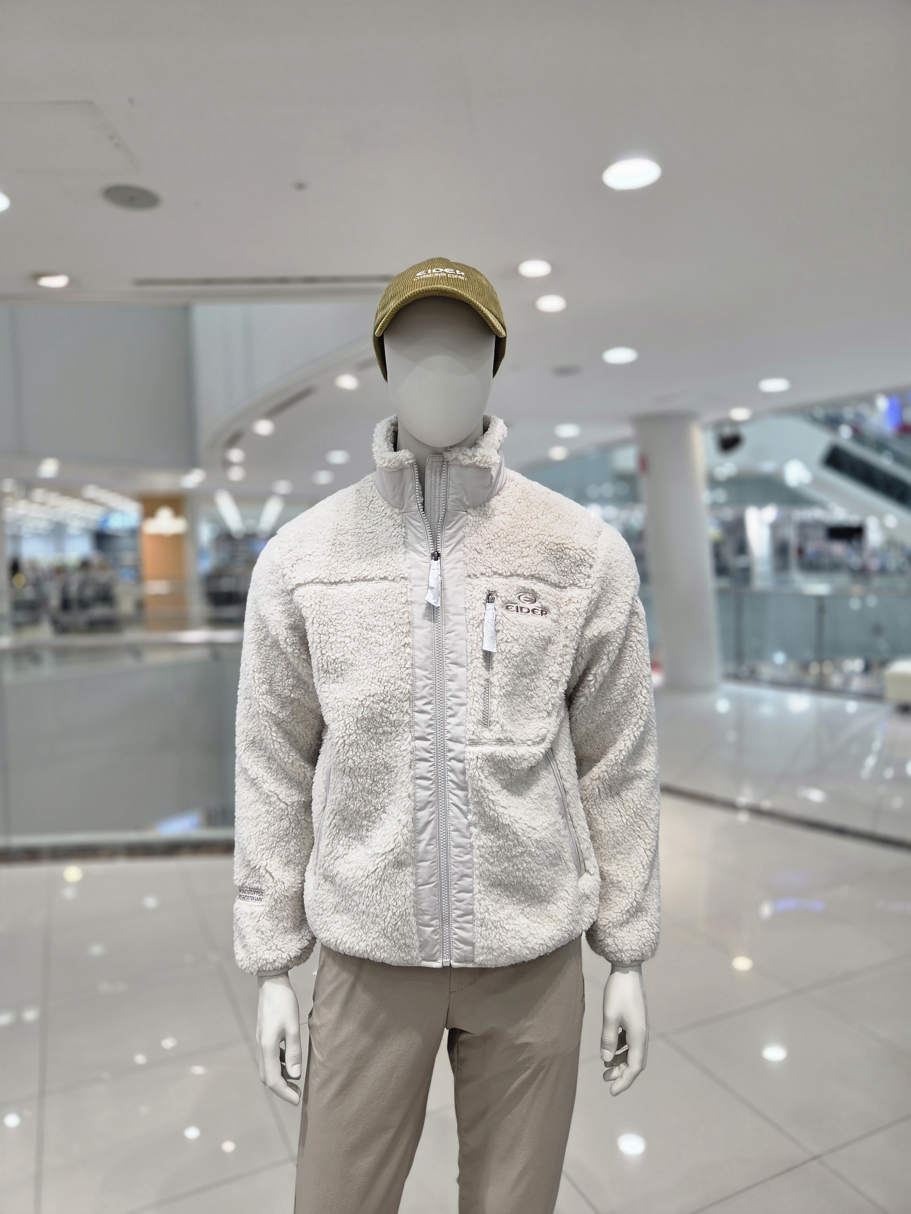 아이더 에시앙 남성 윈드스타퍼 플리스 자켓 방풍 보온 겨울 아웃도어 MU24105