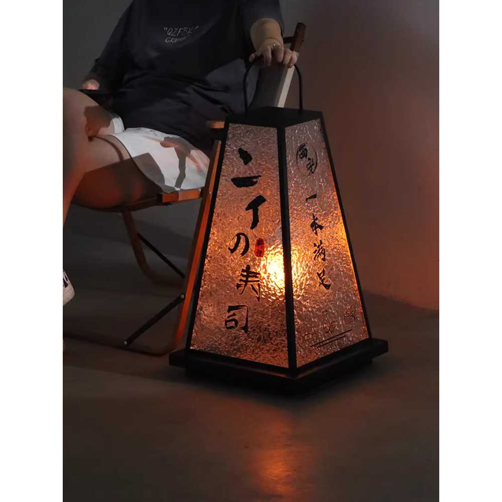 이자카야 입간판 일본 감성 LED 조명 복고풍 광고 59x35x15cm - 상세 이미지 2