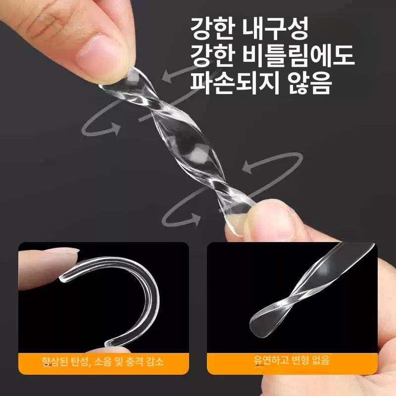 숄더가방 미끄럼방지 폰 투명한 도난방지 스트랩 투명 길이x10mm 너비x2mm 20개 - 상세 이미지 5