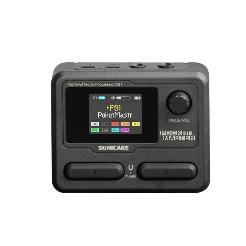 Sonicake Pocket Master 소니케이트 포켓 마스터 전기 기타 멀티이펙터 픽셀 레드/흰색 - 상세 이미지 4