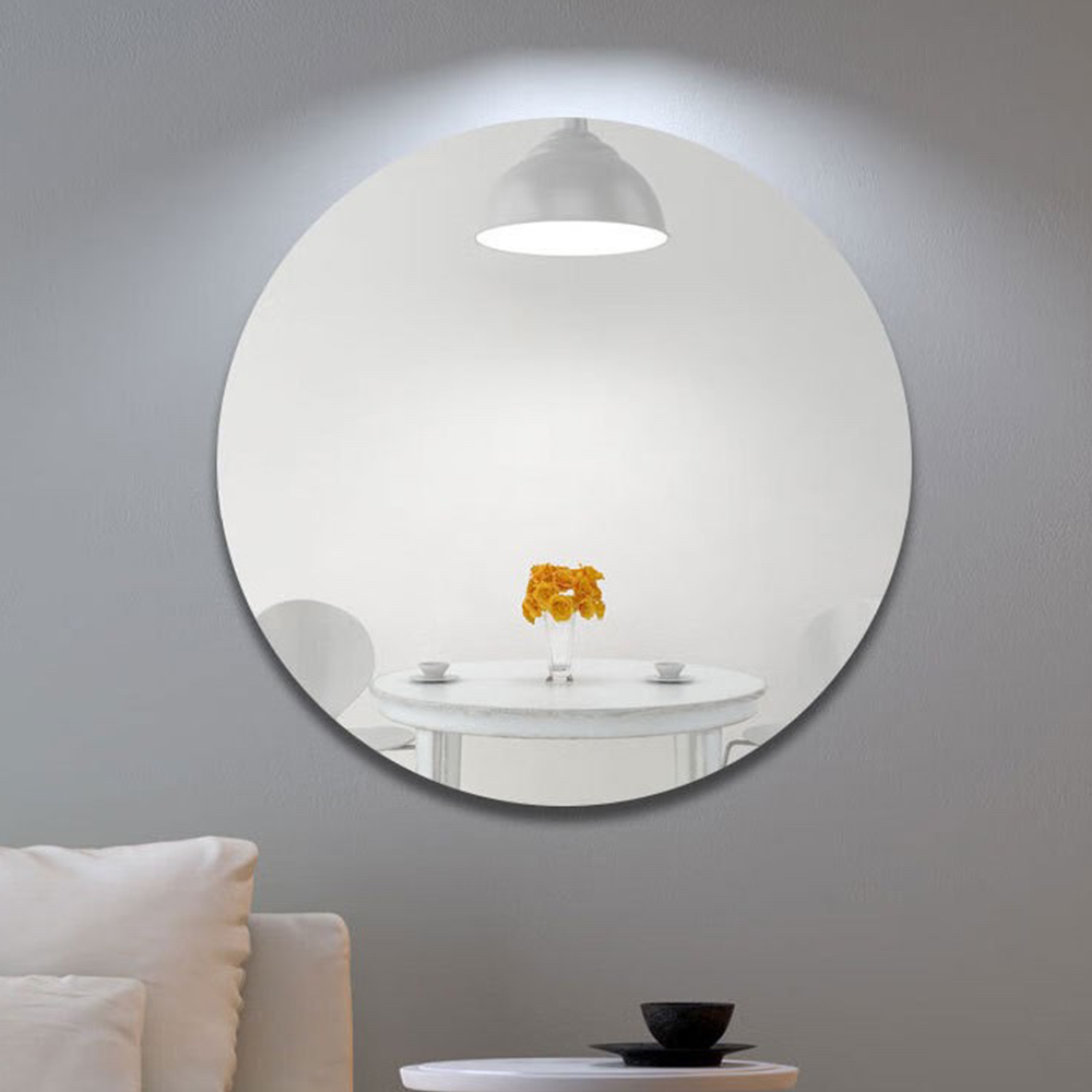 손할매 아크릴 강력 부착 벽거울 원형, 300x300mm