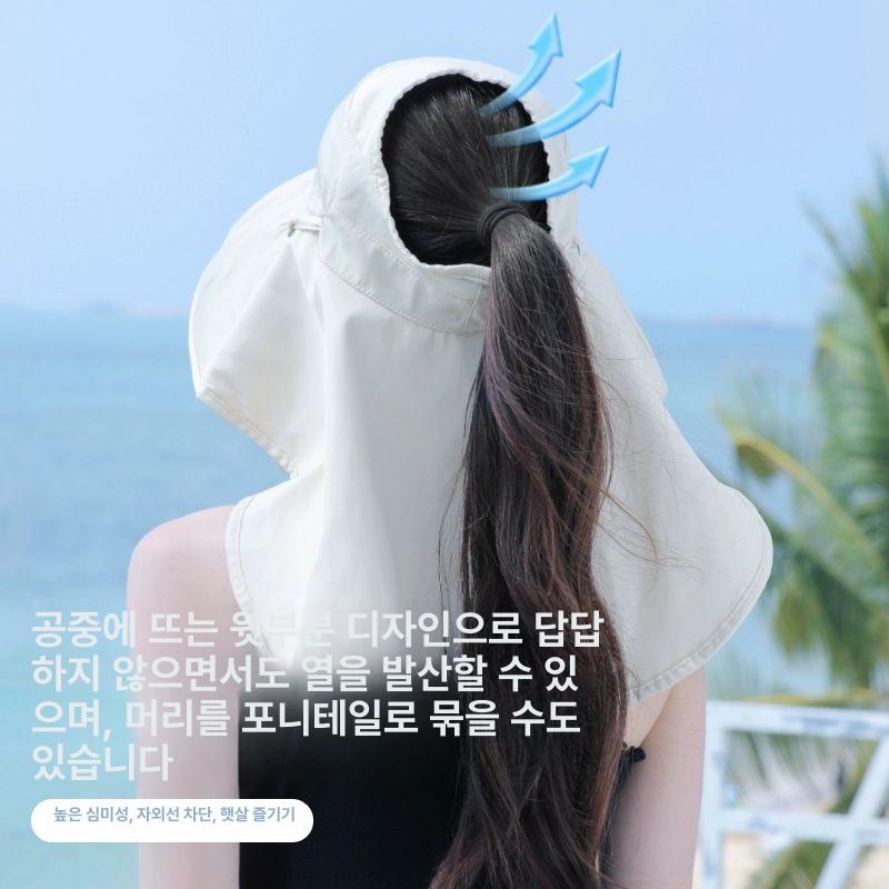 모자 성인 물놀이 돌돌마는 농부 햇빛 야외수영 진그레이 머리둘레 방풍로프포함55 - 상세 이미지 3