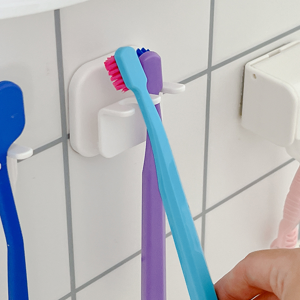 살림공간 칫솔걸이 무타공 공중부양 화장실정리 제품 이미지