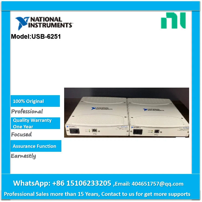 NI USB-6251 M 시리즈 DAQ 장치 NI-DAQMX 어 코드 220VAC
