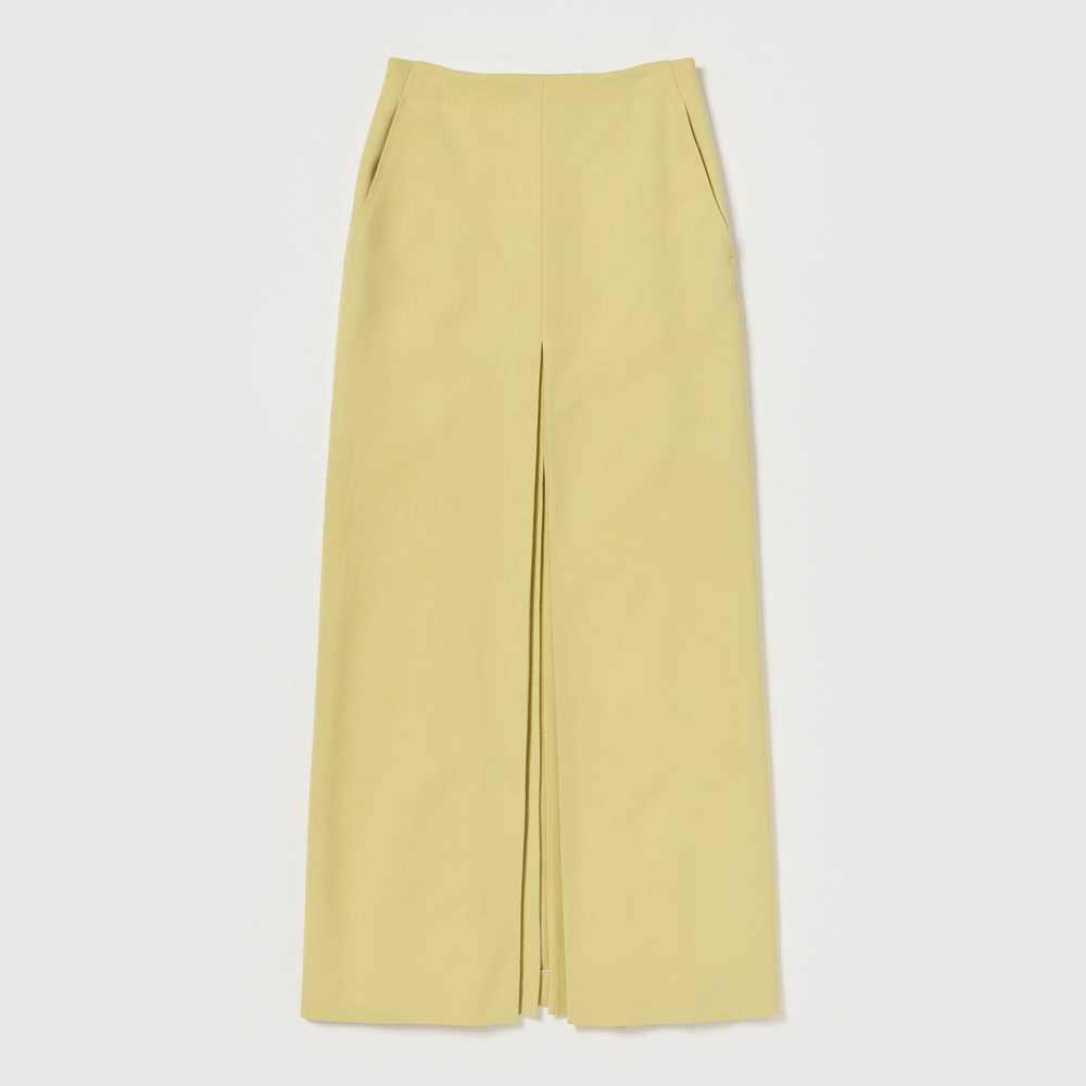오라리 우먼즈 스커트 TENSE WOOL DOUBLE CLOTH SLIT SKIRT 25FW - 상세 이미지 5