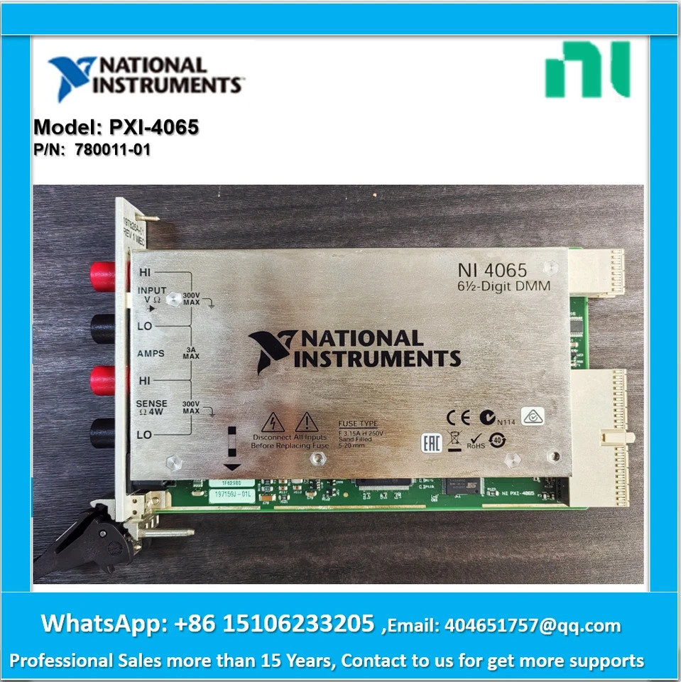 NI PXI-4065 멀티미터 모듈식 기기 780011-01
