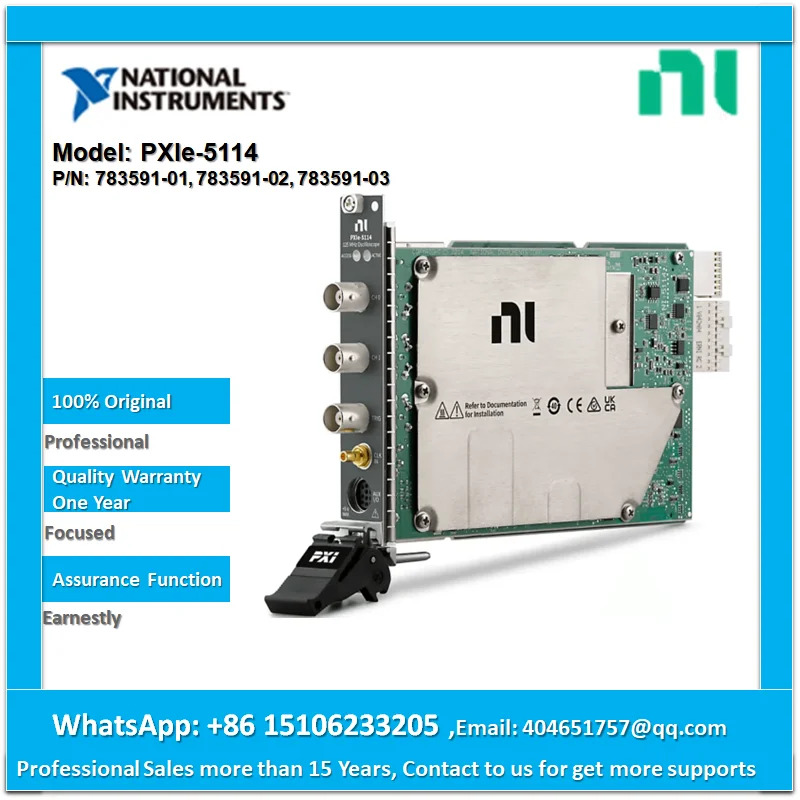 NI PXIe-5114 250 MS/s 8 비트 오실로스코프 디지타이저 783591-01 783591-02 783591-03