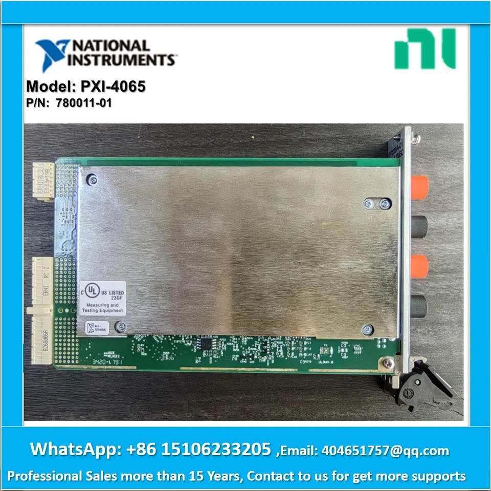 NI PXI-4065 멀티미터 모듈식 기기 780011-01