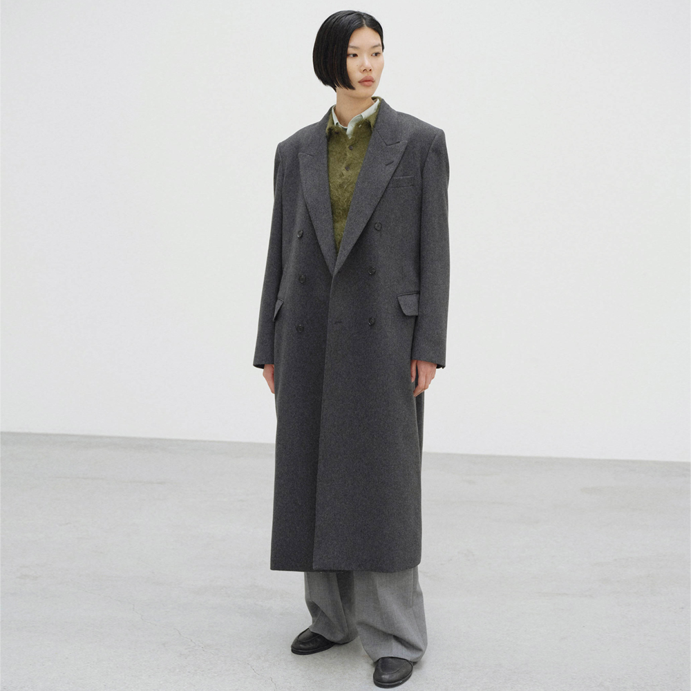 오라리 우먼즈 코트 CASHMERE MOLESKIN COAT 25FW