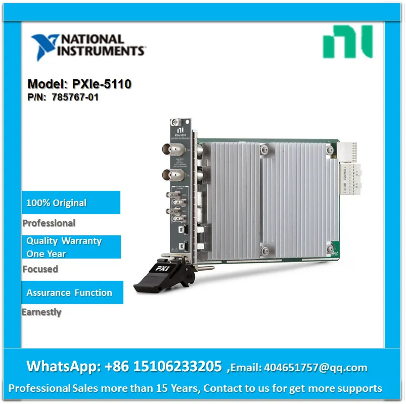 NI PXIE-5110 785767-01 785768-01 785768-11100 MHz 1 GS/s 8 비트 오실로스코프 2 채널 샘플링 속도