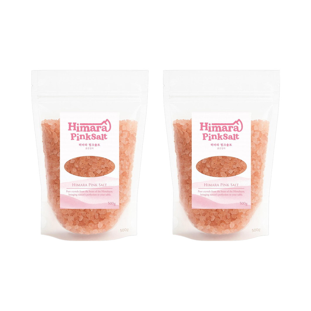 히마라 핑크솔트 굵은입자 500g, 2개 - 상품 이미지