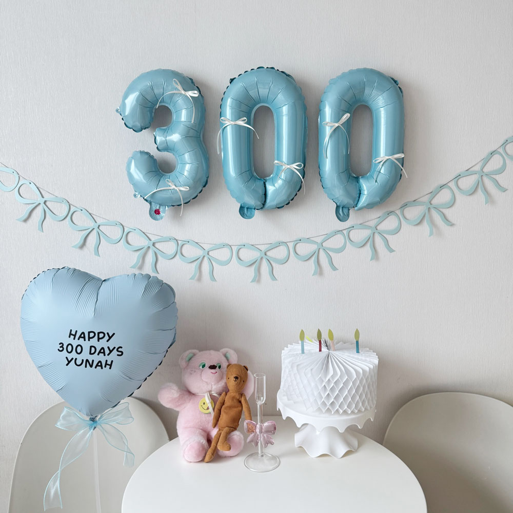 아기 200일 풍선 100일 1000일 300일 50일셀프촬영 풍선 500일 레터링