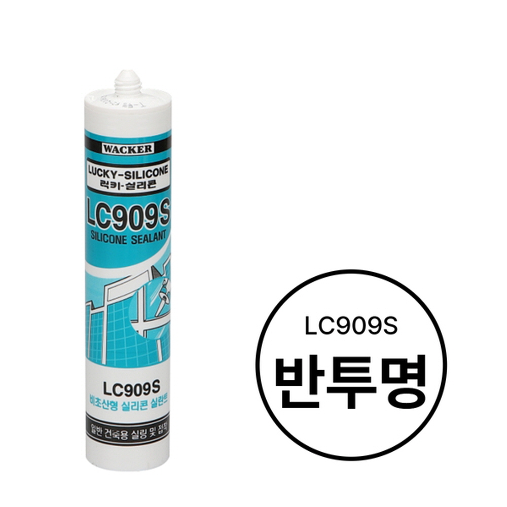 럭키실리콘 무초산 실리콘 LC909S 반투명 270ml 바커케미칼 - 상세 이미지 2