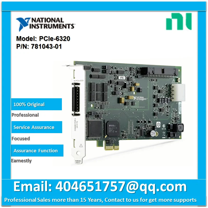 NI PCIe-6320 I/O 장치 DAQ X 시리즈 781043-01