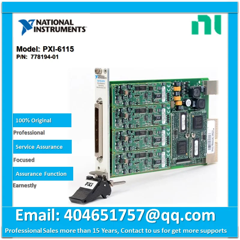 NI PXI-6115 S 시리즈 DAQ 12 비트MS/s 4 아날로그 입력