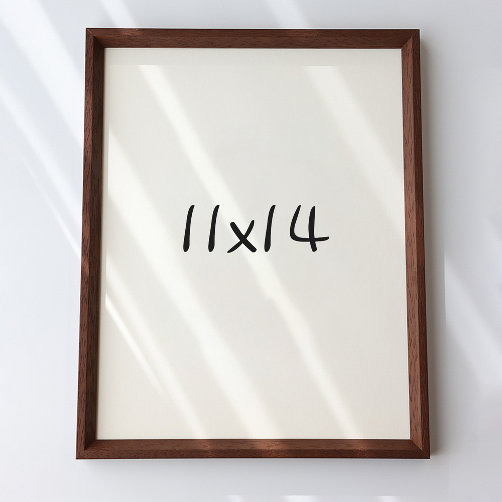 7mm삼각 원목액자 웨딩액자 아크릴 프레임 틀 제작 우드 11x14 279x355mm, 샴페인 - 메인 이미지