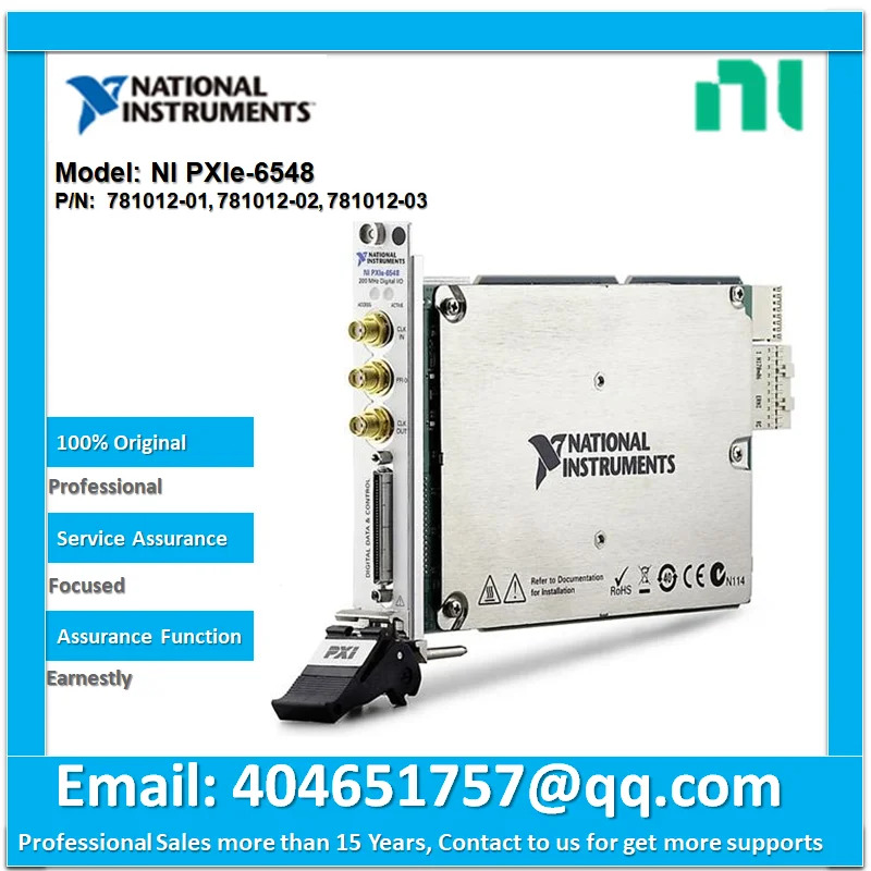 NI PXIe-6548 디지털 파형 발생기 분석기 200 MHz