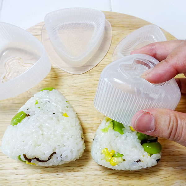 숙이네키친 삼각 김밥 주먹밥 틀 메이커 만들기 2종 세트 간단 요리 도시락 - 상세 이미지 3