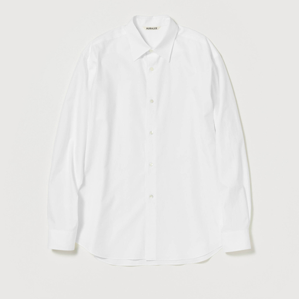 오라리 우먼즈 셔츠 WASHED FINX TWILL SHIRT 25FW - 상세 이미지 5