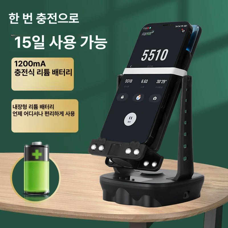 만보기 걷기 카운트 책상 자동 차량용 흔들기 블랙 4폰 서스펜션 베어링 정숙 - 상세 이미지 2
