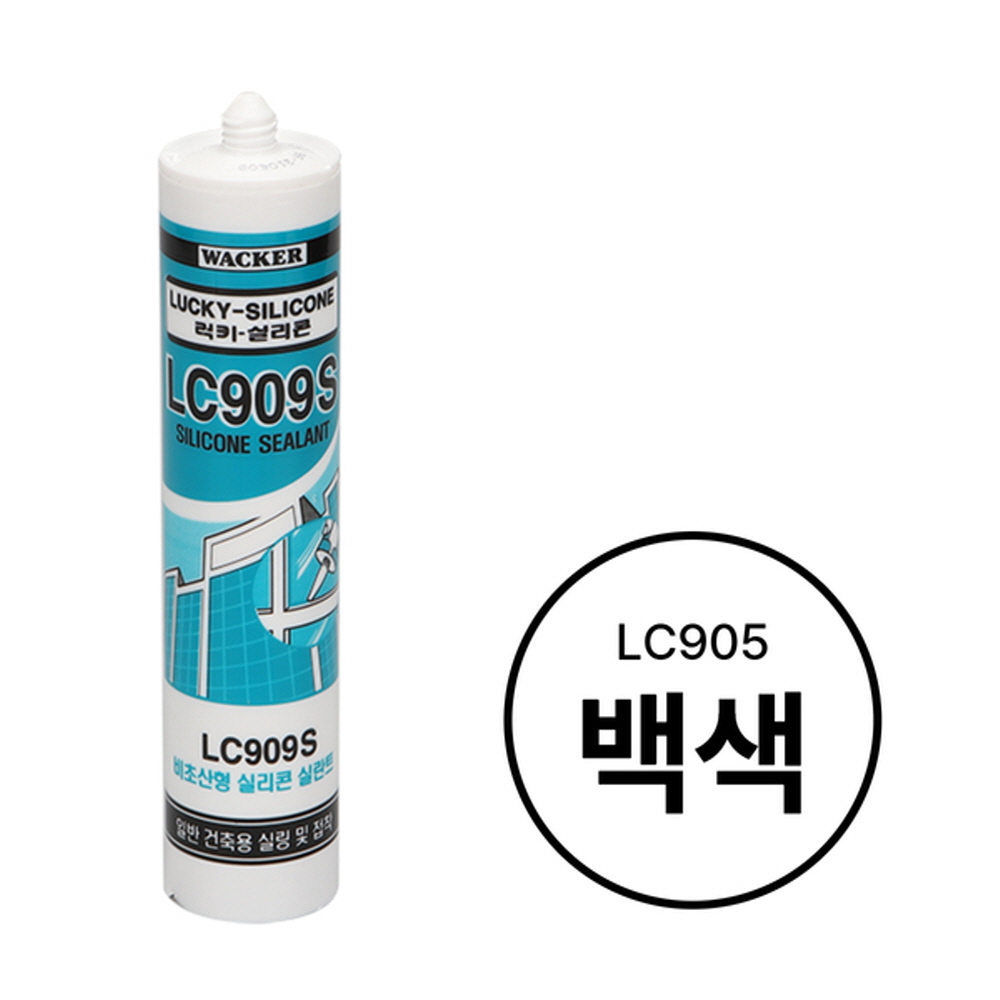 럭키실리콘 무초산 실리콘 LC909S 백색 270ml 바커케미칼 - 상세 이미지 2