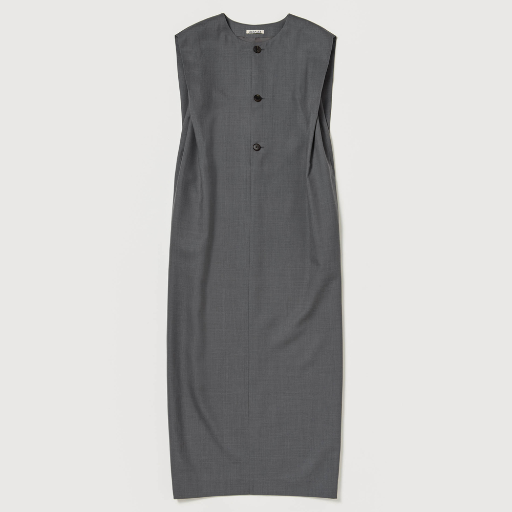 오라리 우먼즈 원피스 STRUCTURED WOOL DOUBLE CLOTH SLEEVELESS DRESS 25FW - 상세 이미지 5