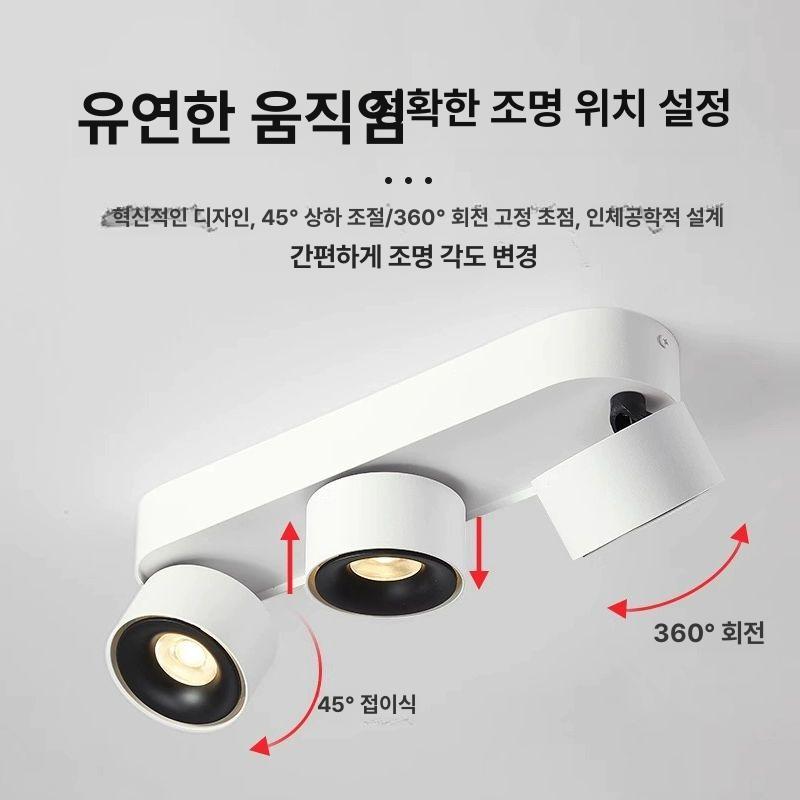 액자 조명 카페 광고판 복도 벽장식 레스토랑 무드등 풀스펙트럼 눈 보호 화이트 48W C - 상세 이미지 2