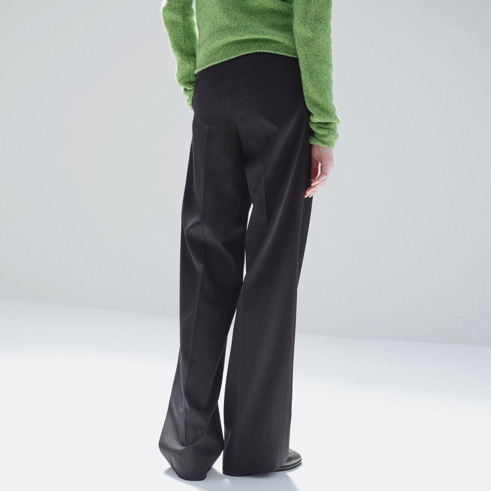 오라리 우먼즈 바지 LIGHT WOOL MAX GABARDINE SLACKS 25FW - 상세 이미지 3