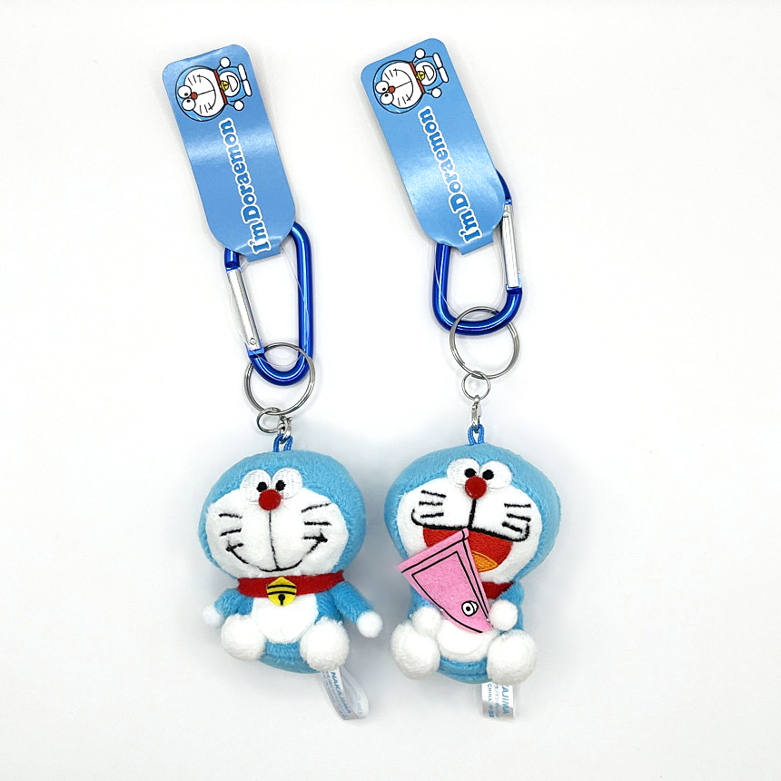 도라에몽 마스코트 키링 어디로든 문 인형 가방고리 카라비너 열쇠고리 귀여운 캐릭터 굿즈 - 상세 이미지 4