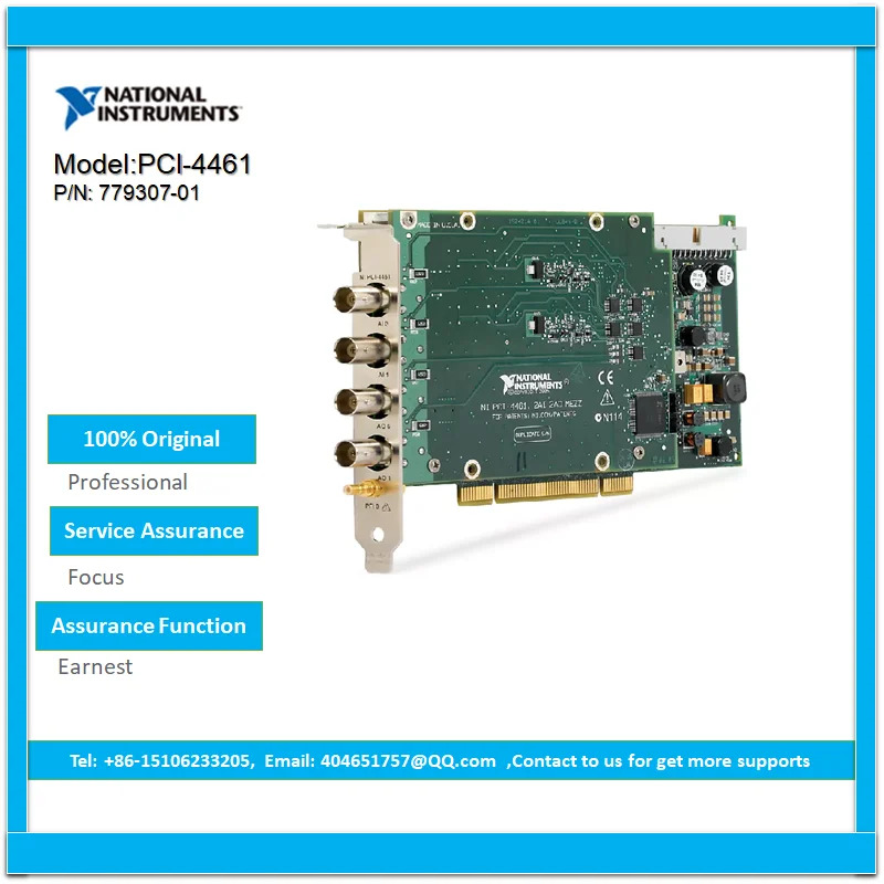 NI PCI-4461 동적 신호 분석기 779307-01 2 입력 출력