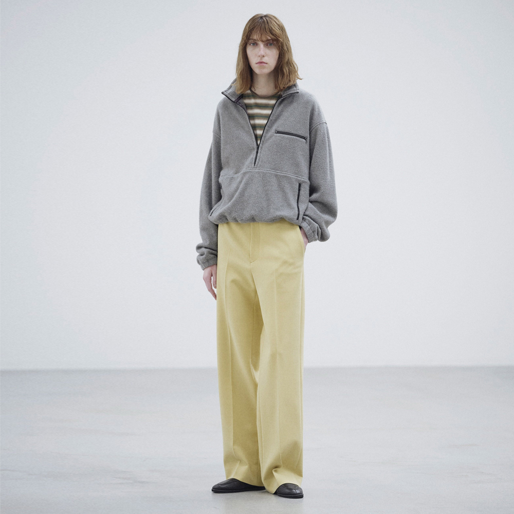 오라리 우먼즈 바지 TENSE WOOL DOUBLE CLOTH SLACKS 25FW - 상세 이미지 2
