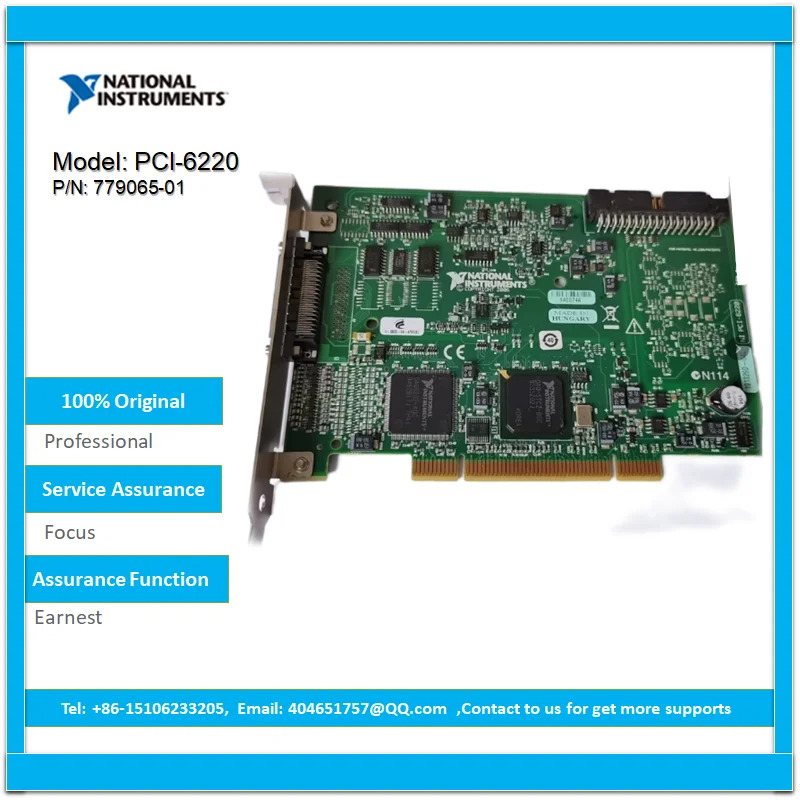 NI PCI-6220 779065-01 AI 16 도로 250 kS/s 24 DIO 아날로그 입력 관련 디지털 I/O 세트 장치 트리거