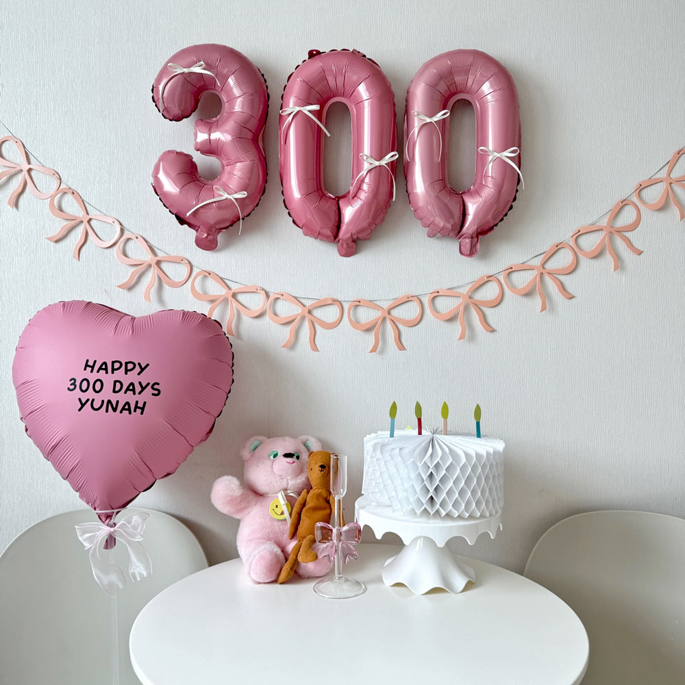 아기 300일 풍선 기념일 셀프촬영 풍선 레터링 이미지 3