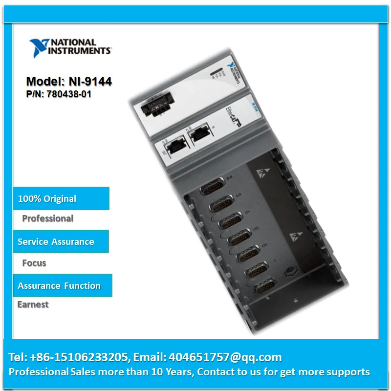 NI 9144 8 슬롯 이더캣 슬레이브C 시리즈 I/O 모듈 780438-01