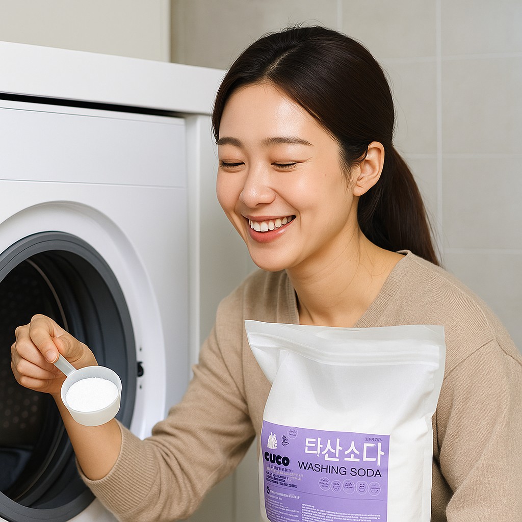 순수 워싱소다 탄산소다 5kg 프리미엄 미국산 알칼리 세탁세제 사용법 빨래냄새 쉰내 얼룩 - 상세 이미지 3