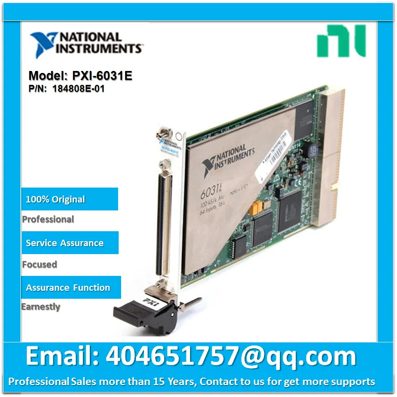 NI PXI-6031E DAQ 16 비트 64 아날로그 입력 100 kS/s