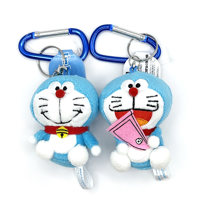 도라에몽 마스코트 키링 어디로든 문 인형 가방고리 카라비너 열쇠고리 귀여운 캐릭터 굿즈 - 상품 이미지