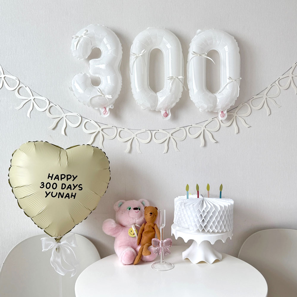 아기 200일 풍선 100일 300일 1000일 50일셀프촬영 풍선 500일 레터링