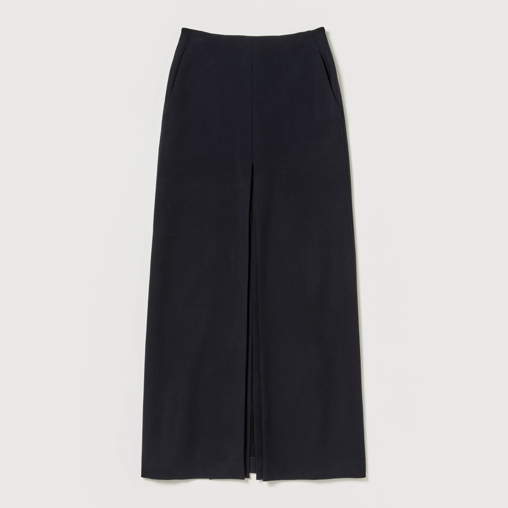 오라리 우먼즈 스커트 TENSE WOOL DOUBLE CLOTH SLIT SKIRT 25FW - 상세 이미지 4