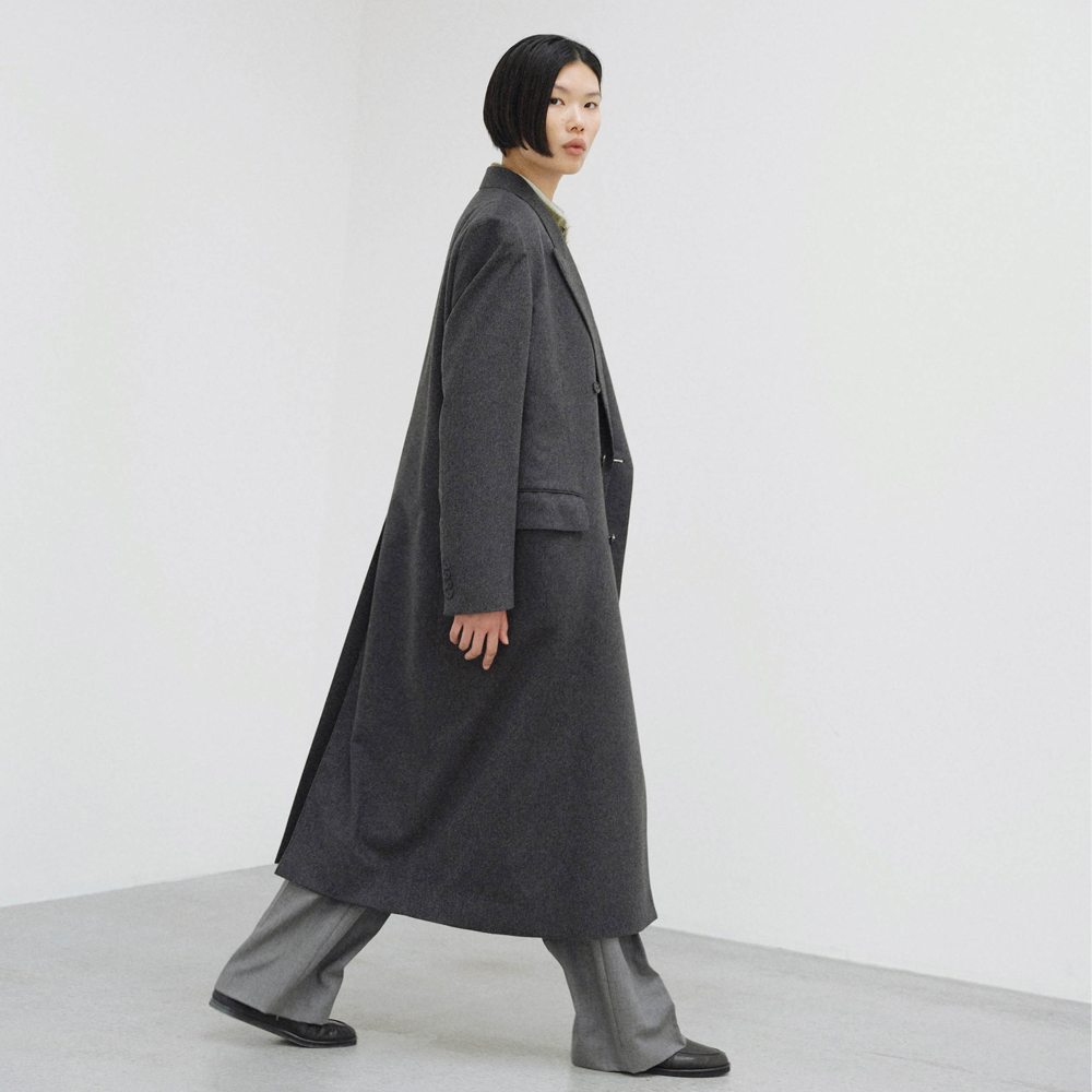 오라리 우먼즈 코트 CASHMERE MOLESKIN COAT 25FW - 상세 이미지 2