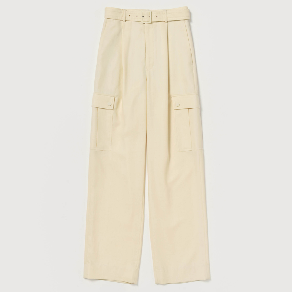 오라리 우먼즈 바지 STRUCTURED WOOL DOUBLE CLOTH CARGO PANTS 25FW - 상세 이미지 3