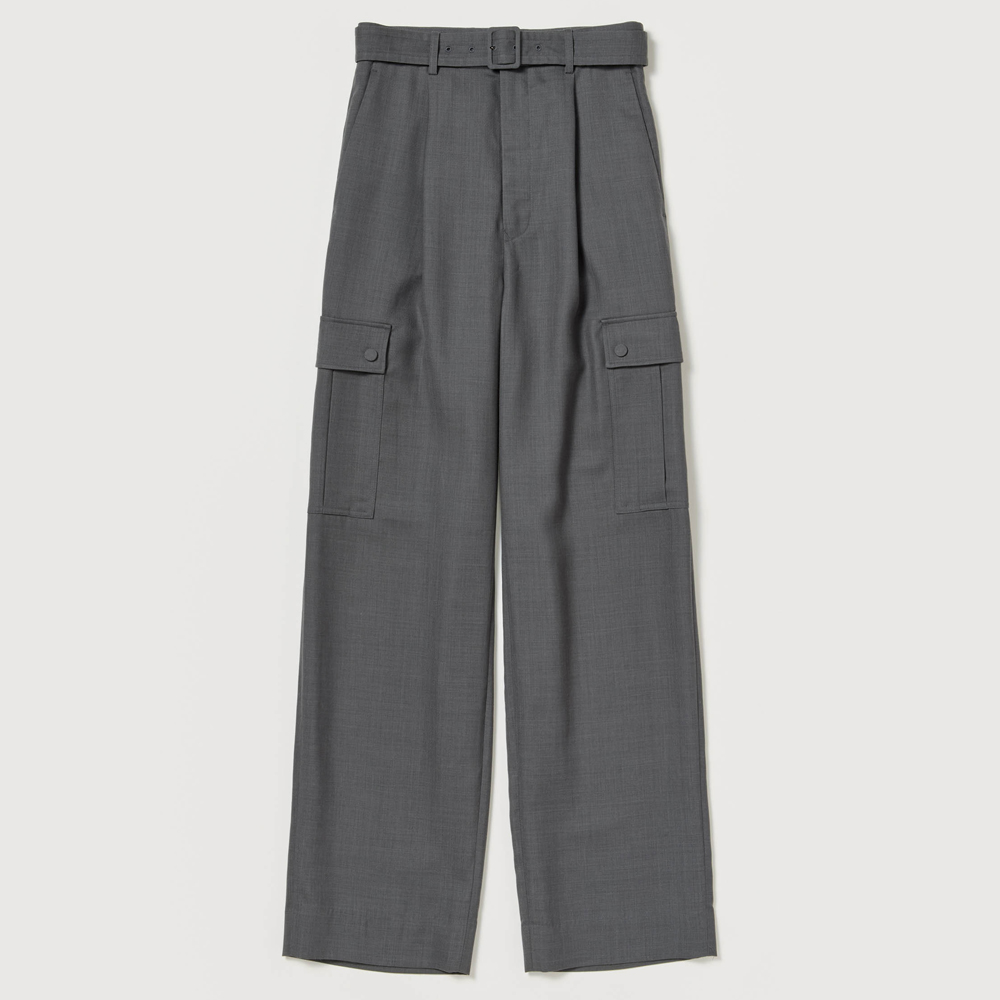 오라리 우먼즈 바지 STRUCTURED WOOL DOUBLE CLOTH CARGO PANTS 25FW - 상세 이미지 5