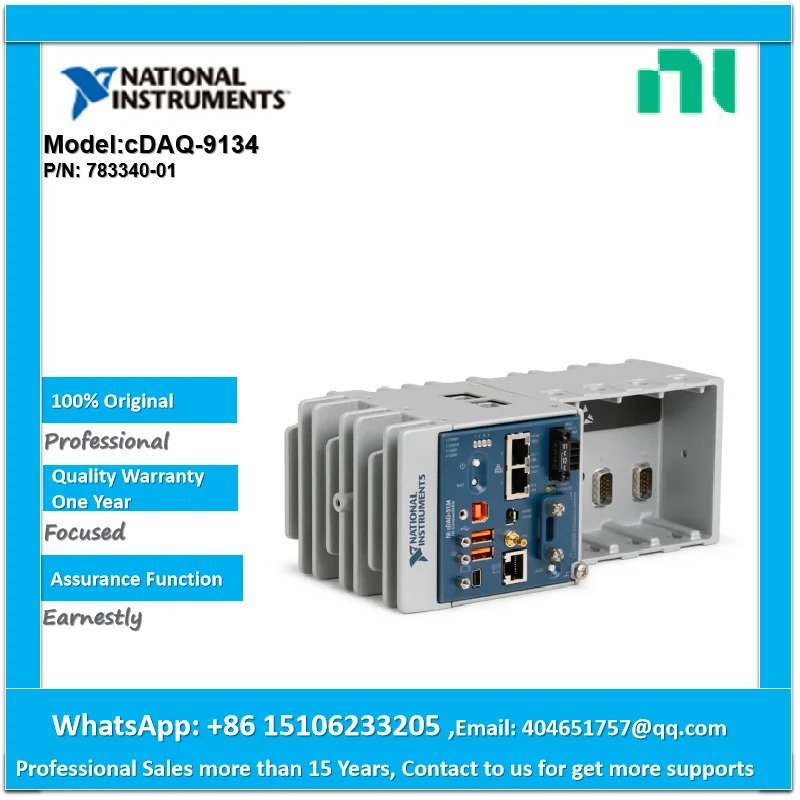 NI cDAQ-9134 컴팩트 DAQ 컨트롤러 C 시리즈 및783340-01
