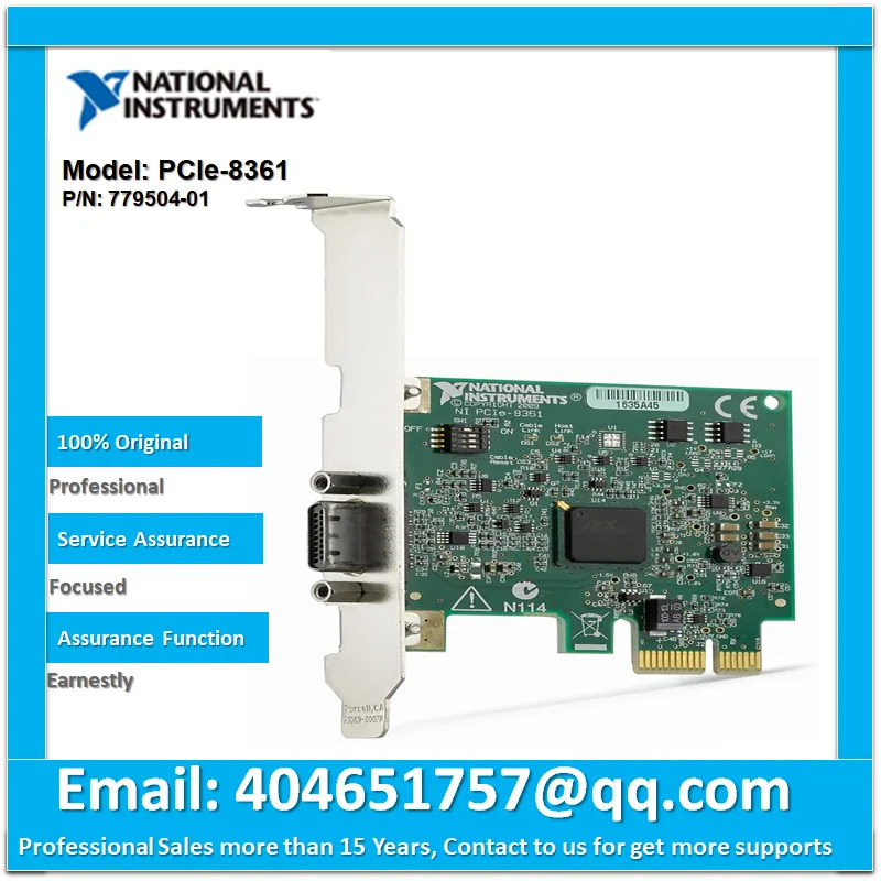 NI PCIe-8361 779504-01 X1 Gen1 PCI Express 메인프레임 208 MB/s 1 포트 MXI-Express 구리 케이블 장치 PXI 리모컨