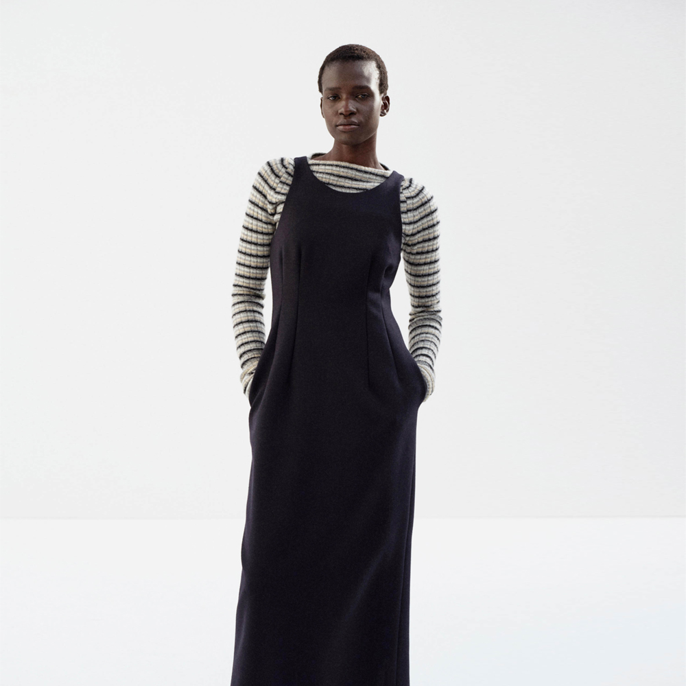 오라리 우먼즈 원피스 TENSE WOOL DOUBLE CLOTH SLEEVELESS DRESS 25FW - 상세 이미지 3