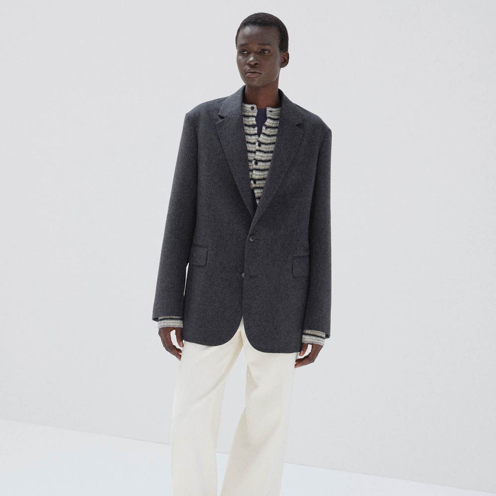 오라리 우먼즈 자켓 CASHMERE MOLESKIN JACKET 25FW - 상세 이미지 2