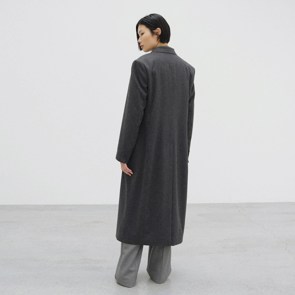 오라리 우먼즈 코트 CASHMERE MOLESKIN COAT 25FW - 상세 이미지 3